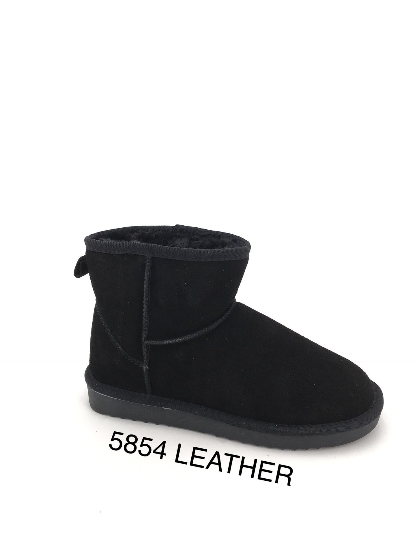 real leather uggies zwart