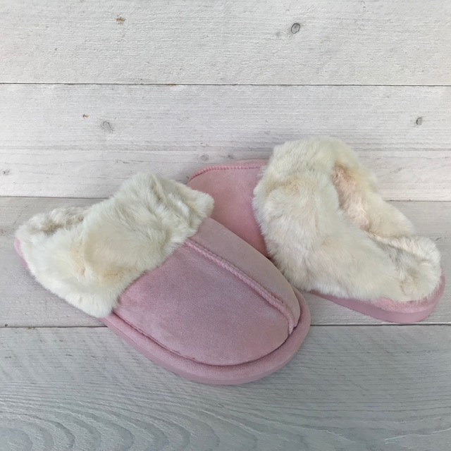 Toffe pantoffels pink