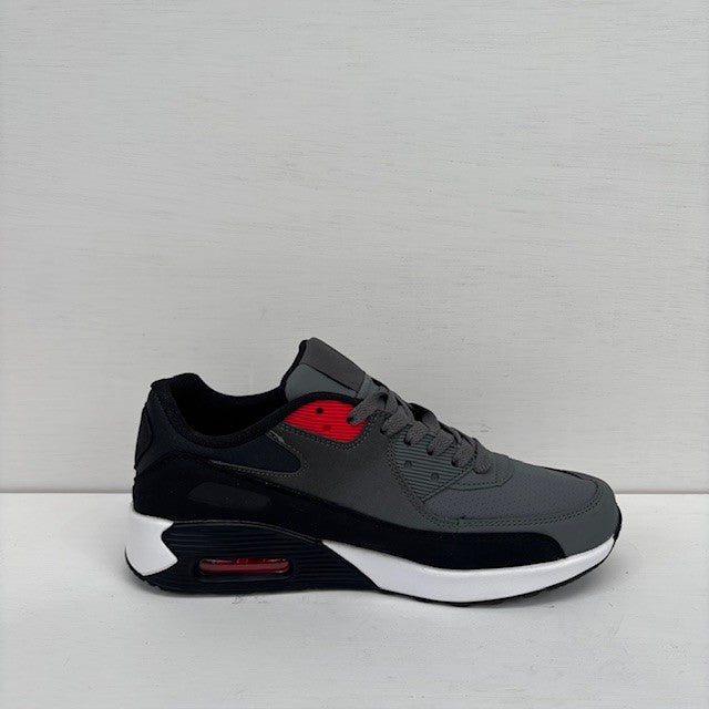 Air sneaker donkergrijs zwart