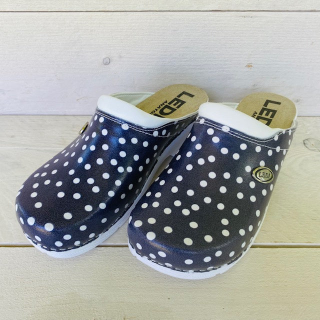 Medische klomp blauwe dots