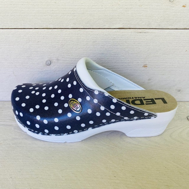 Medische klomp blauwe dots