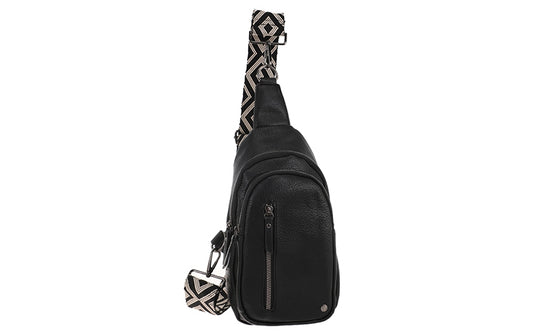 Black crossbody / rugtasje Mattie