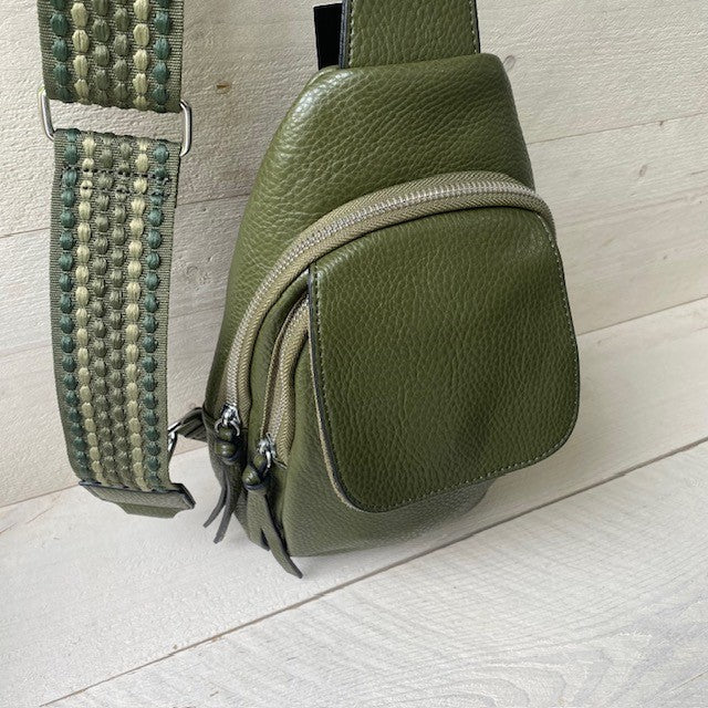 Crossbody / Rugtasje groen