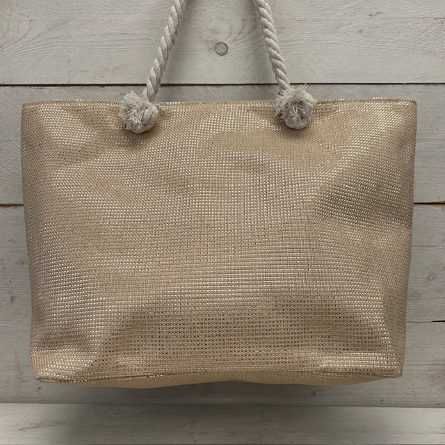 The tote bag strandtas goud