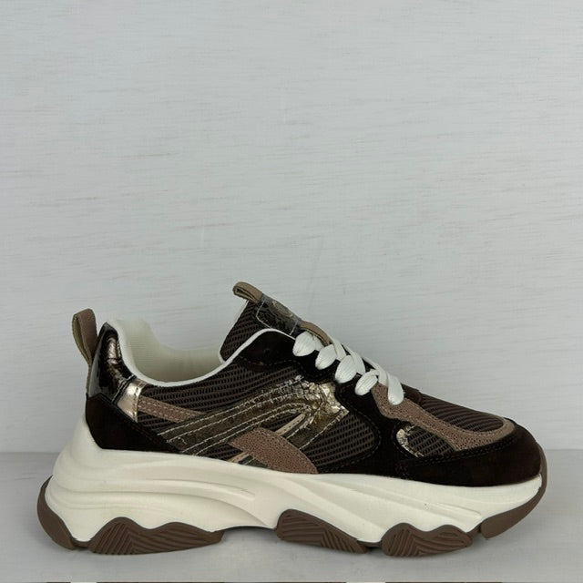 Posh by Poelman gigi sneakers brown