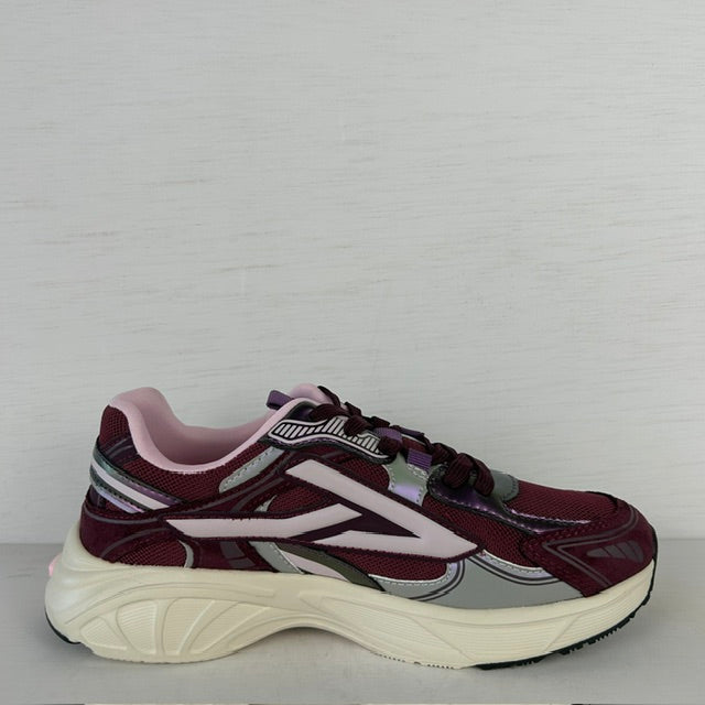 Posh by Poelman trendy sneakers bordeaux with combination