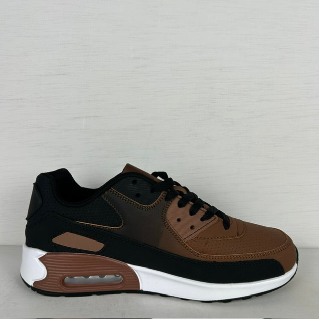 Gave air sneakers bruin zwart (Verkrijgbaar van maat 40 t/m maat 45)