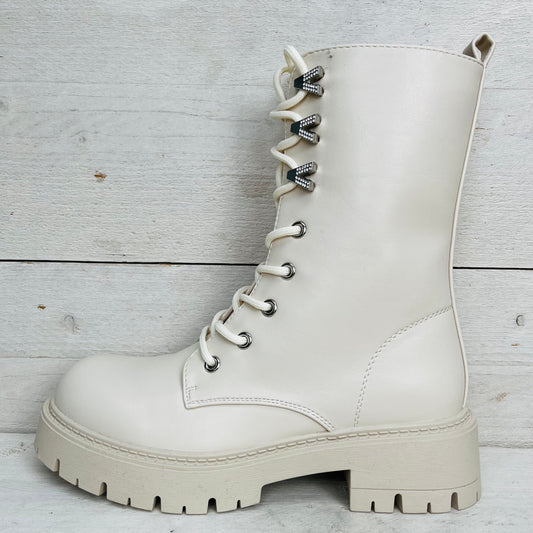 Veterboots beige