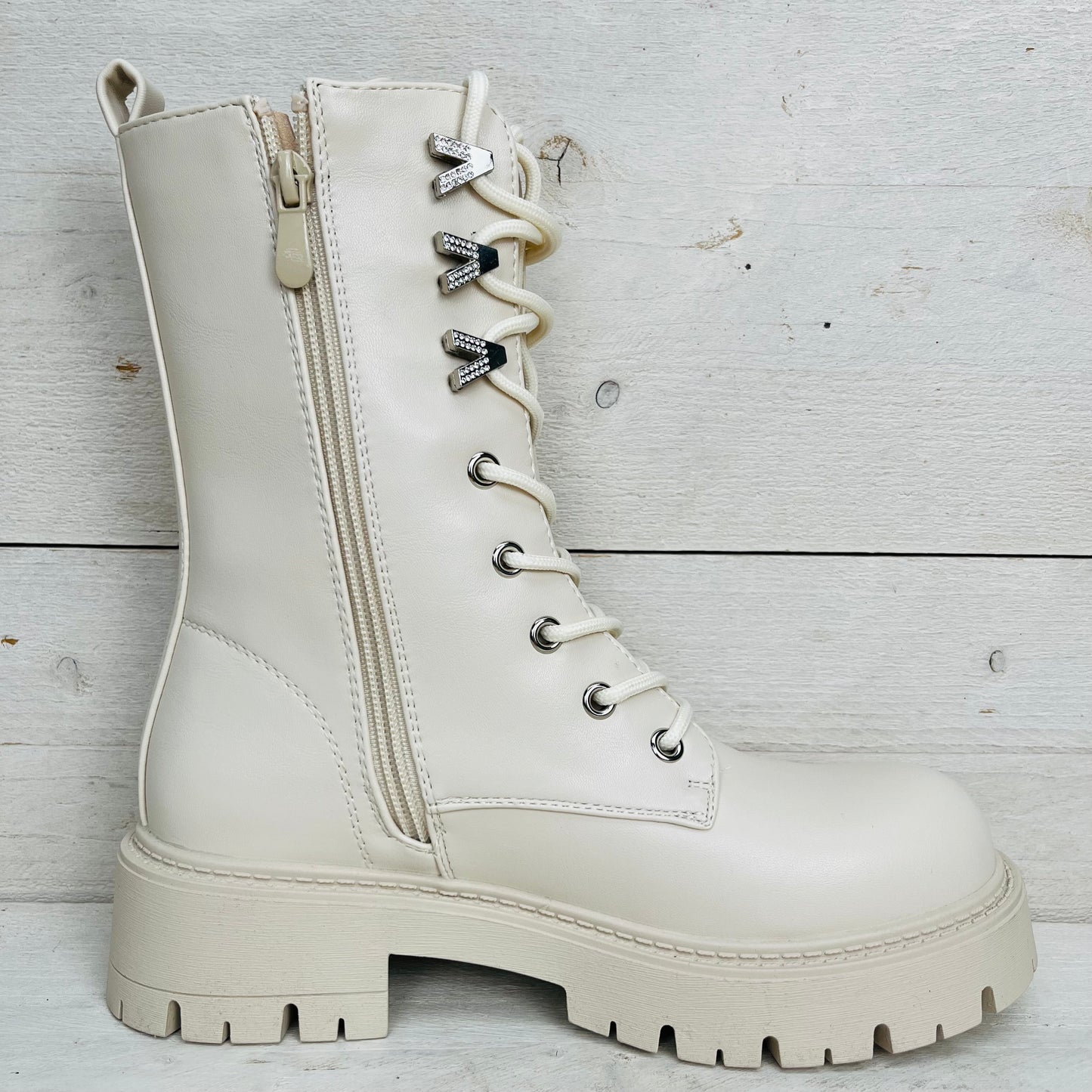 Veterboots beige