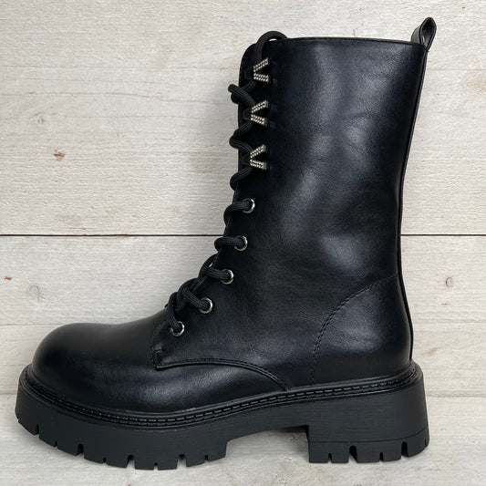 Veterboots zwart