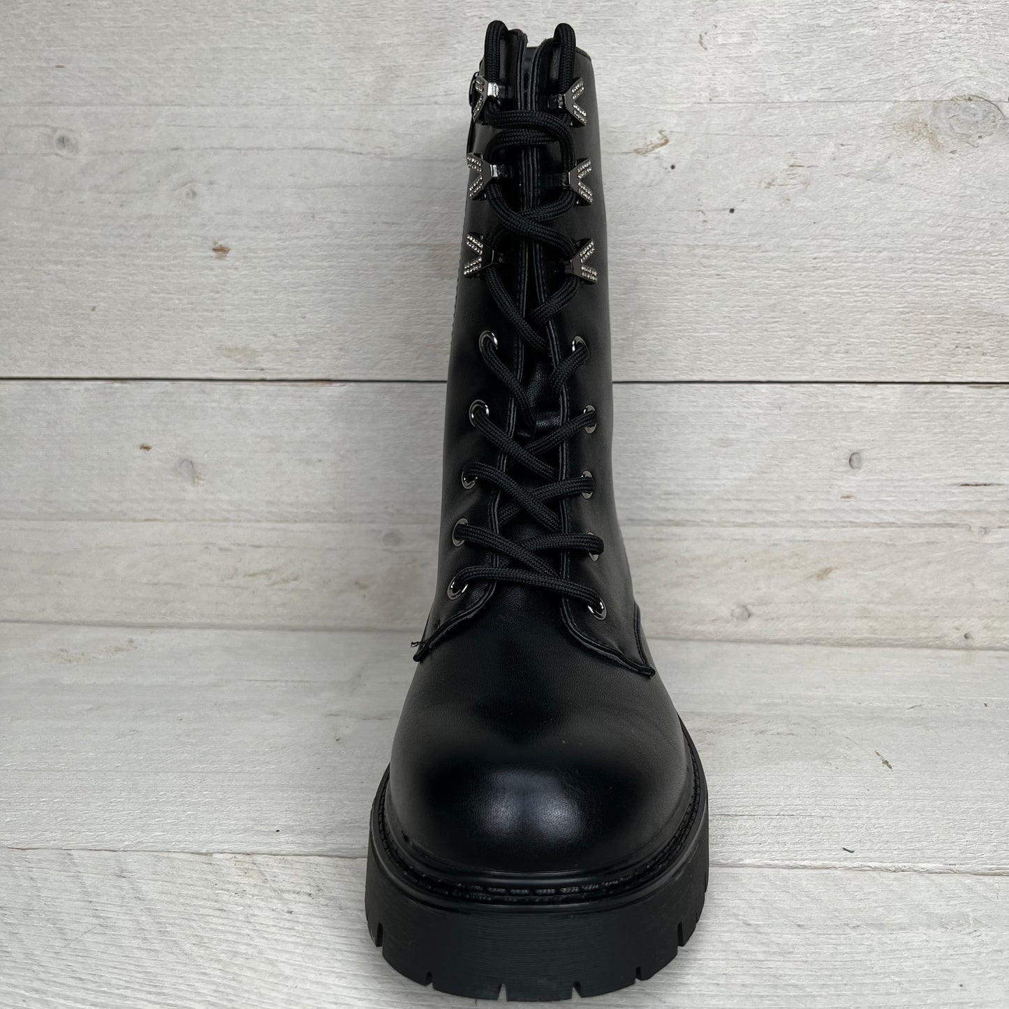 Veterboots zwart