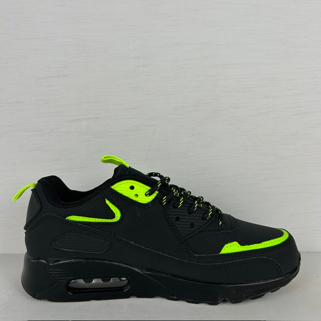 Gave air sneakers zwart groen