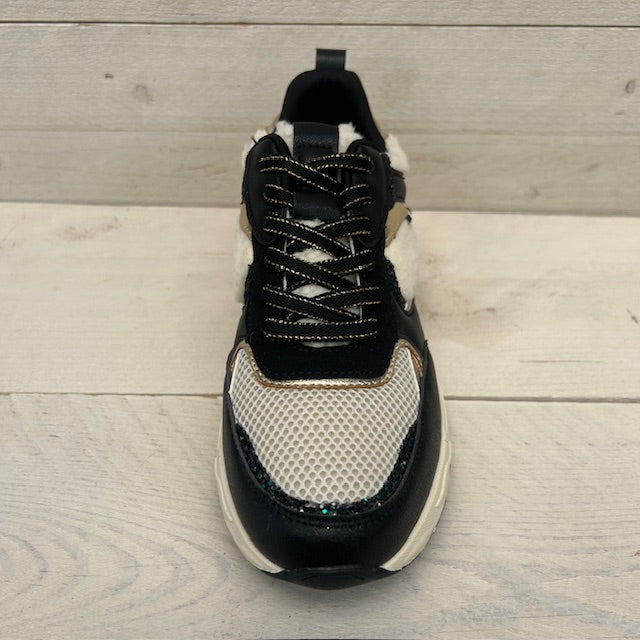Posh by Poelman sneakers Black with beige