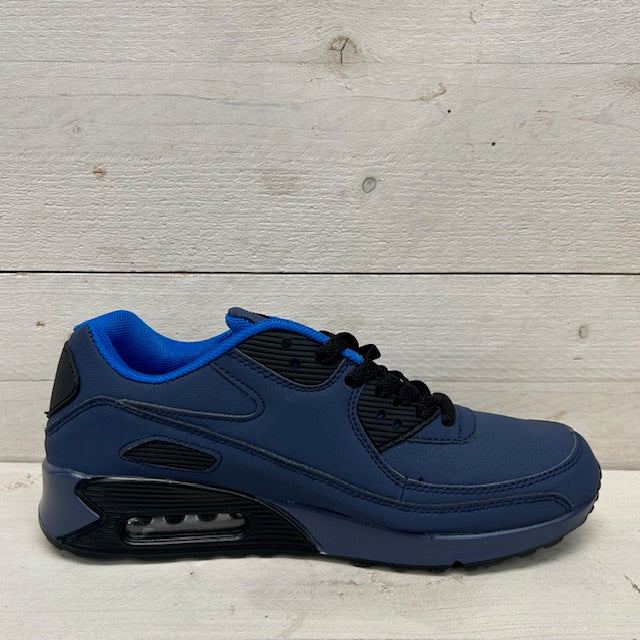 Air sneakers navy blauw (verkrijgbaar van maat 40 t/m maat 45)
