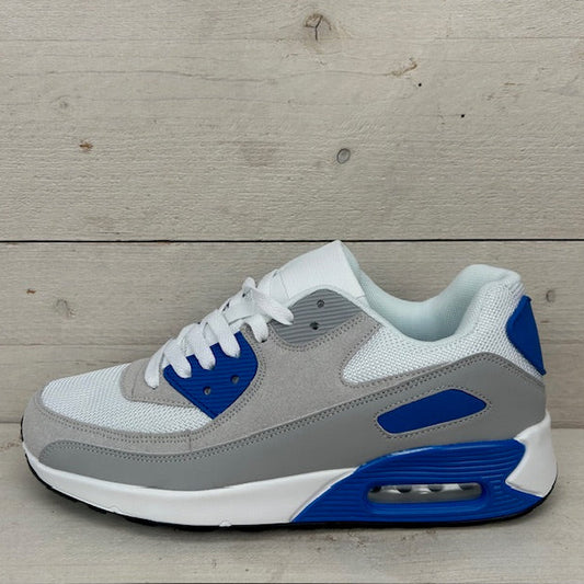 Air sneakers wit donkerblauw (verkrijgbaar van maat 40 t/m maat 45)