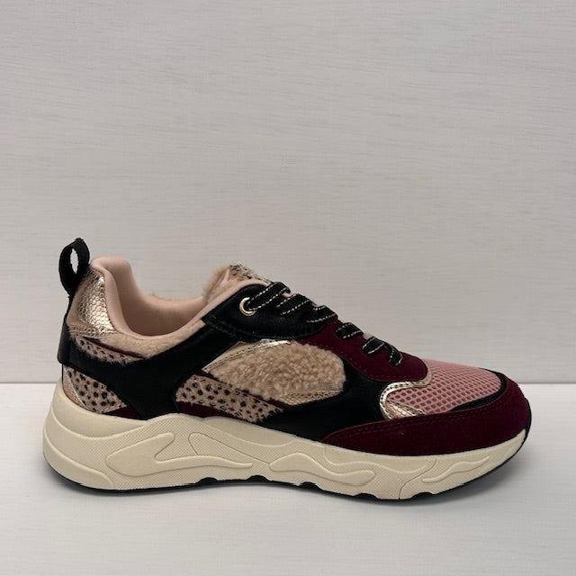 Posh by Poelman sneakers red with combination