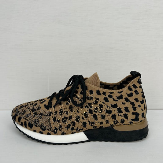 La Strada sneakers 2112649 leopard knitted stones