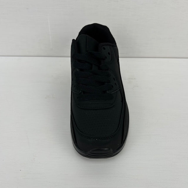 Kids gave air sneakers all black