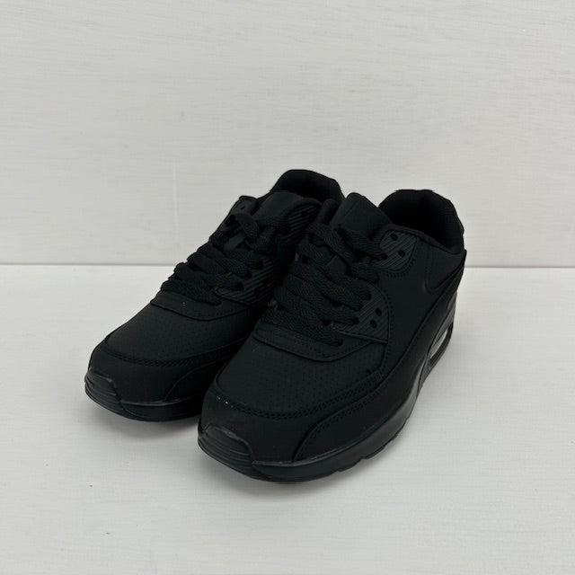 Kids gave air sneakers all black