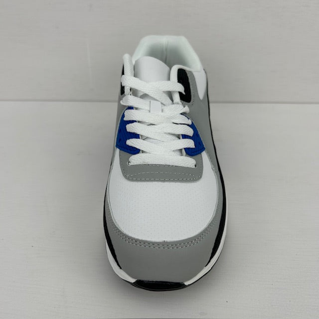 Air sneakers wit grijs blauw (verkrijgbaar van maat 40 t/m maat 45)