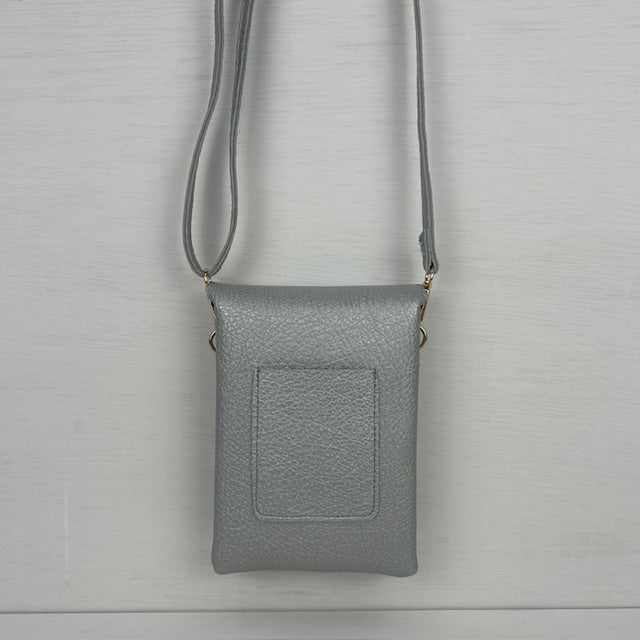 Basic telefoontasje zilver