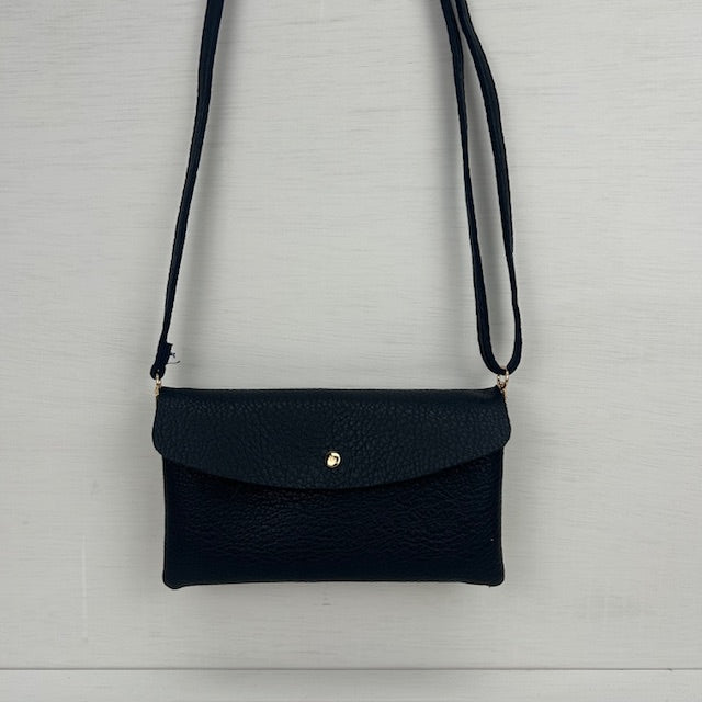 Basic schoudertasje donkerblauw