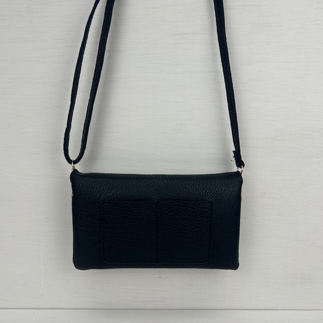 Basic schoudertasje donkerblauw