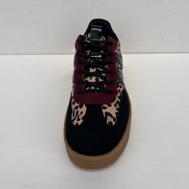 Posh by Poelman retro sneakers black animalprint