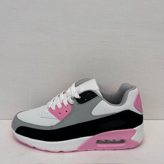Gave air sneakers wit roze