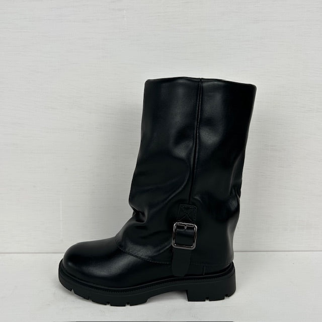 Kids stoere boots zwart (maat 28 t/m maat 35)