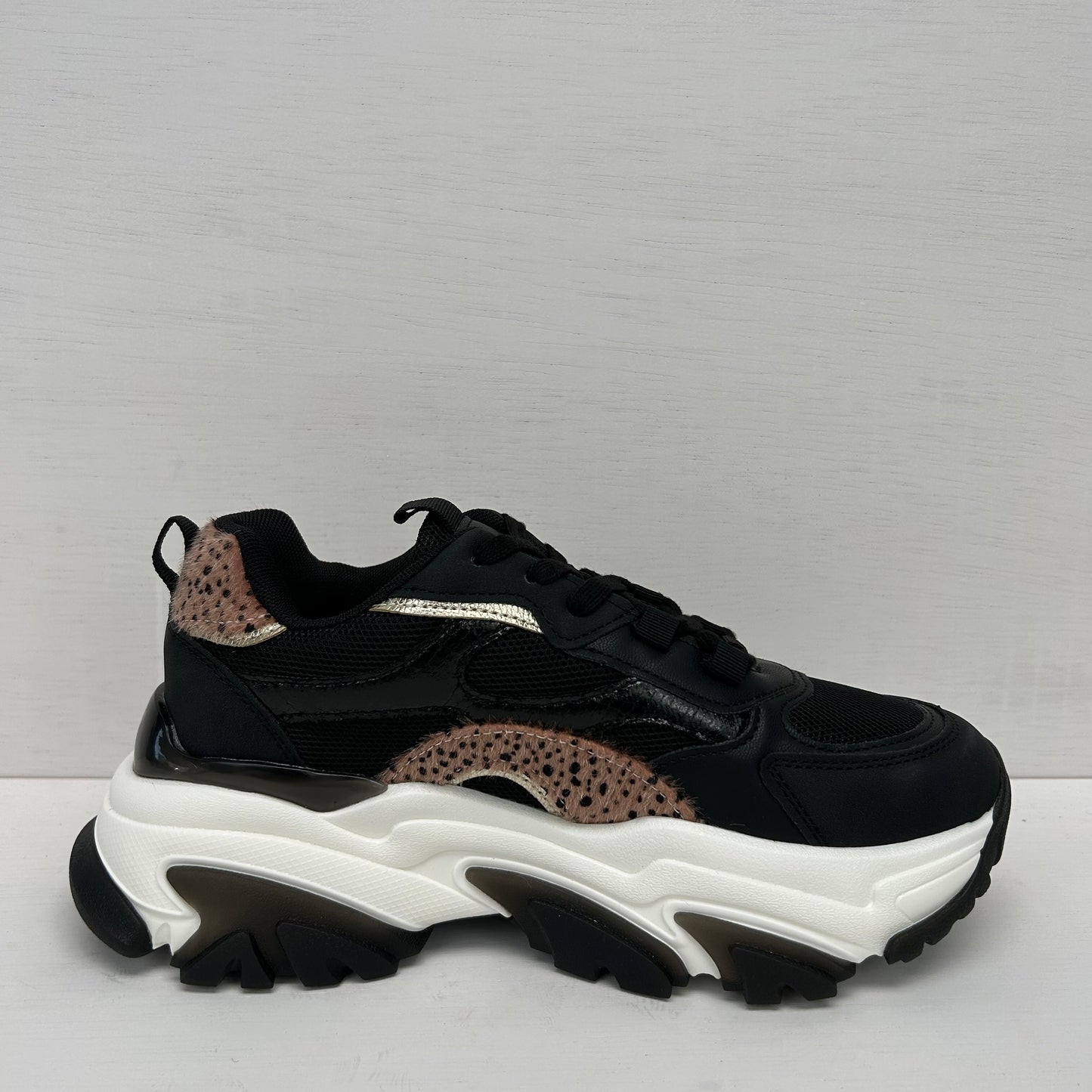 Posh by Poelman Polly sneakers black with combination