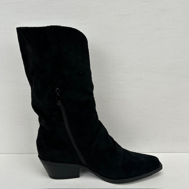 Geweldige cowboylaarzen met franjes zwart