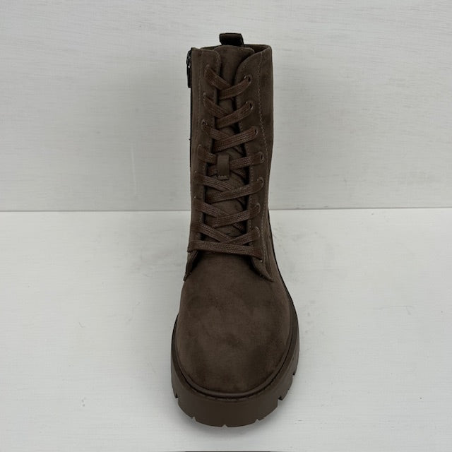 Stoere veterboots taupe