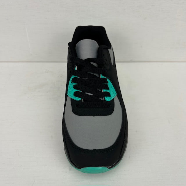 Air sneakers zwart grijs blauw