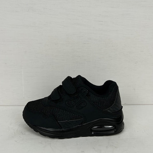 Kids leuke air sneakers all black (maat 24 t/m maat 29)