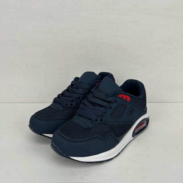 Kids gave air sneakers donkerblauw rood