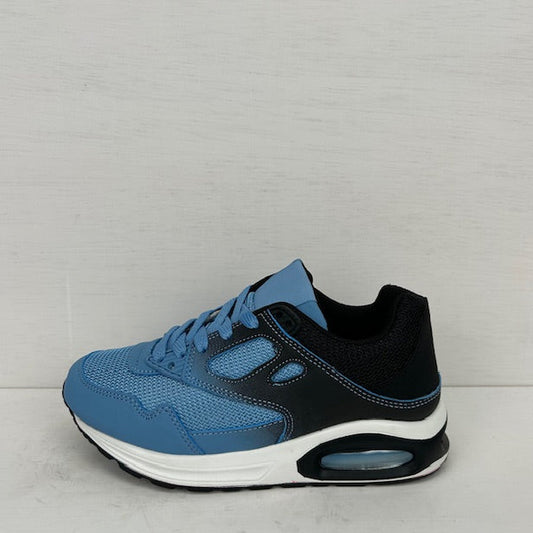 Kids gave air sneakers lichtblauw zwart