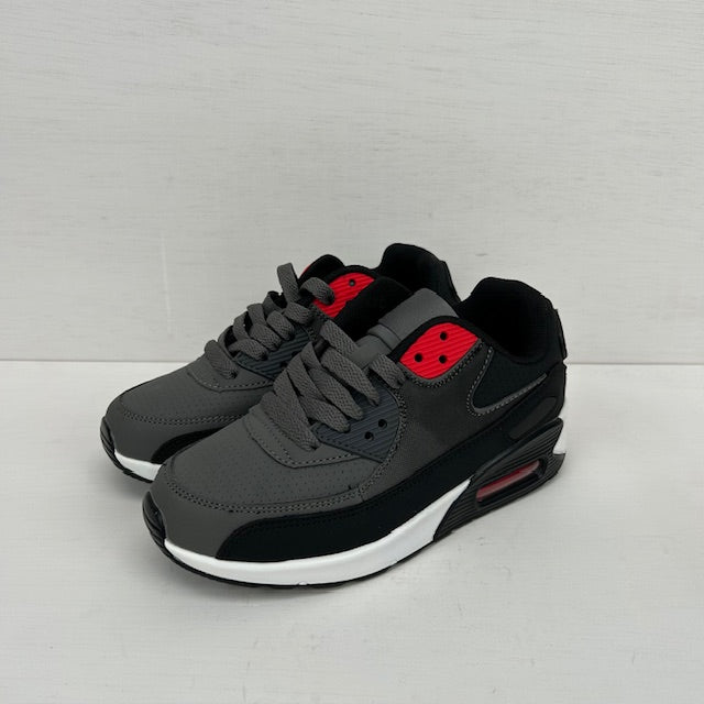 Kids gave air sneakers grijs rood