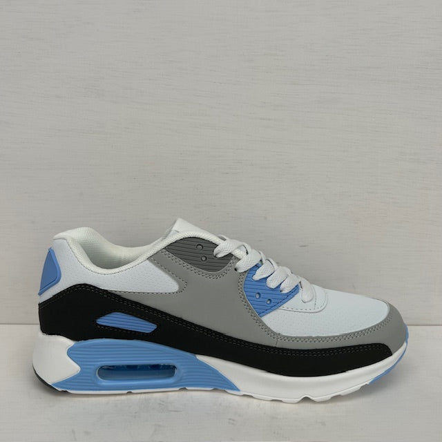 Gave air sneakers wit grijs blauw (verkrijgbaar van maat 36 t/m maat 45)