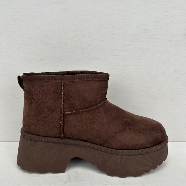 Uggies met dikke zool bruin