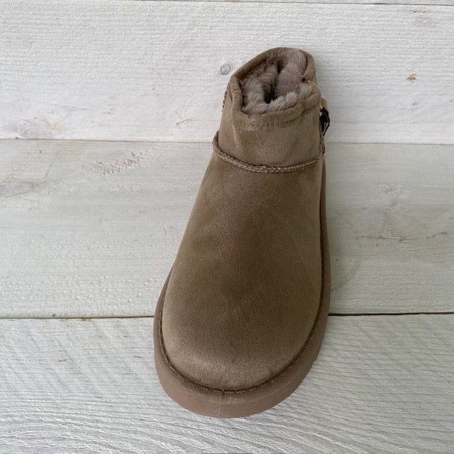 Uggie met ritsje khaki
