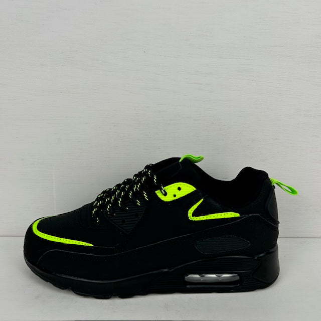 Gave air sneakers zwart geel