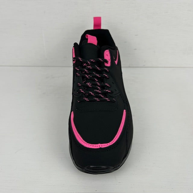 Gave air sneakers zwart roze