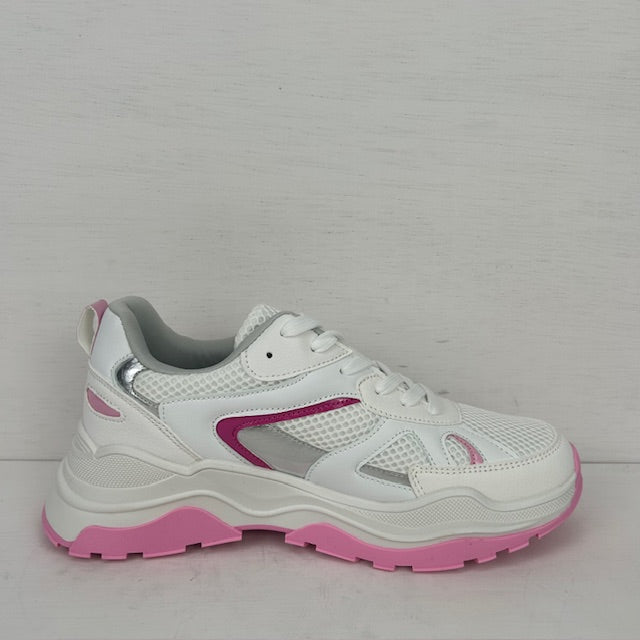 POSH by Poelman sneakers white/pink