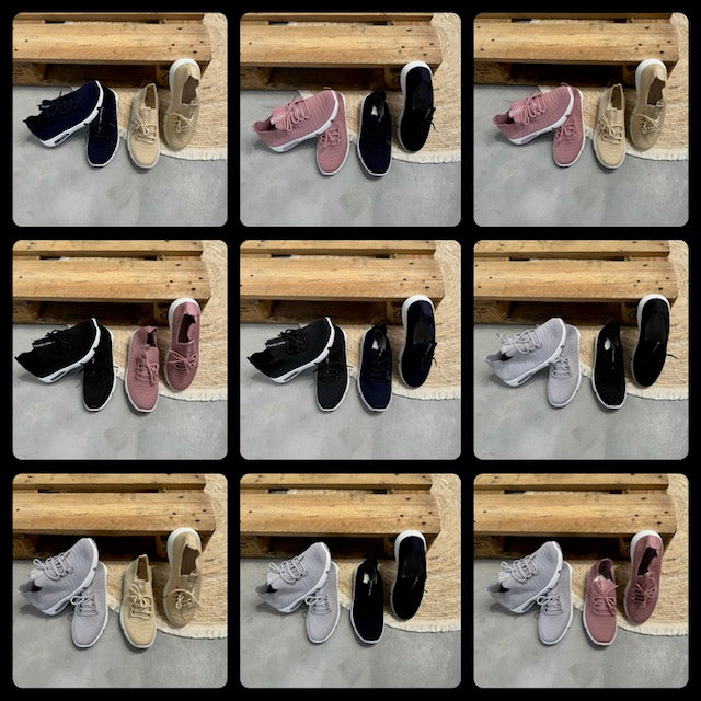 Combideal 2 paar €25 khaki zwart
