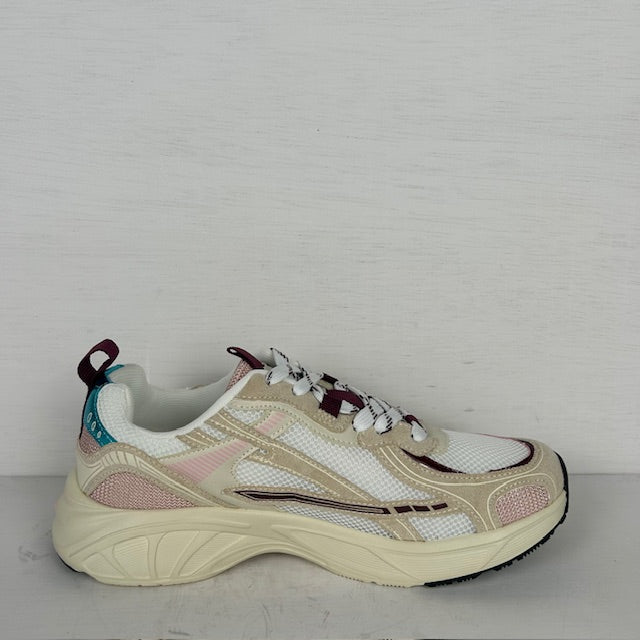 Posh by Poelman trendy sneakers bordeaux with combination