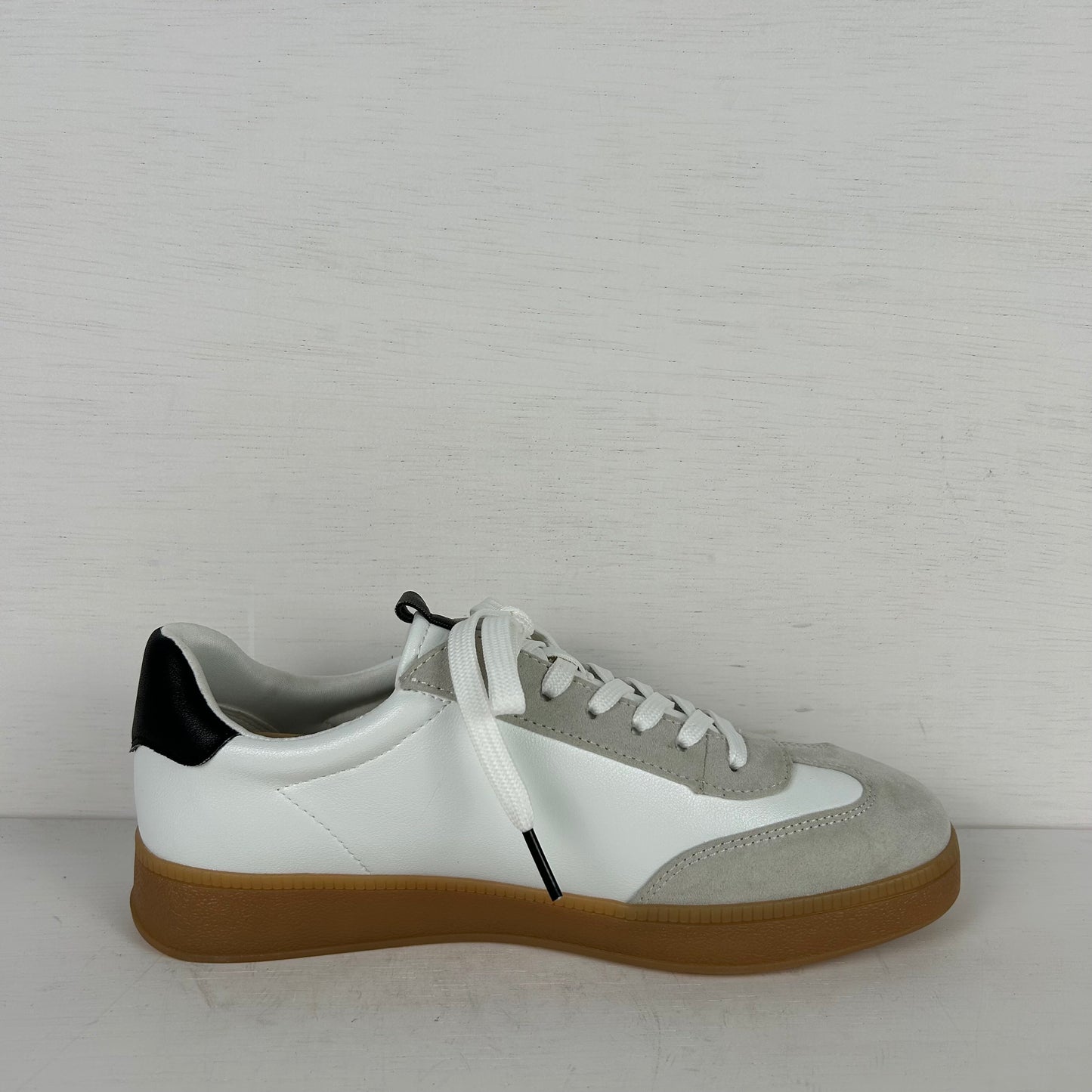 Marco Tozzi retro sneakers wit zwart