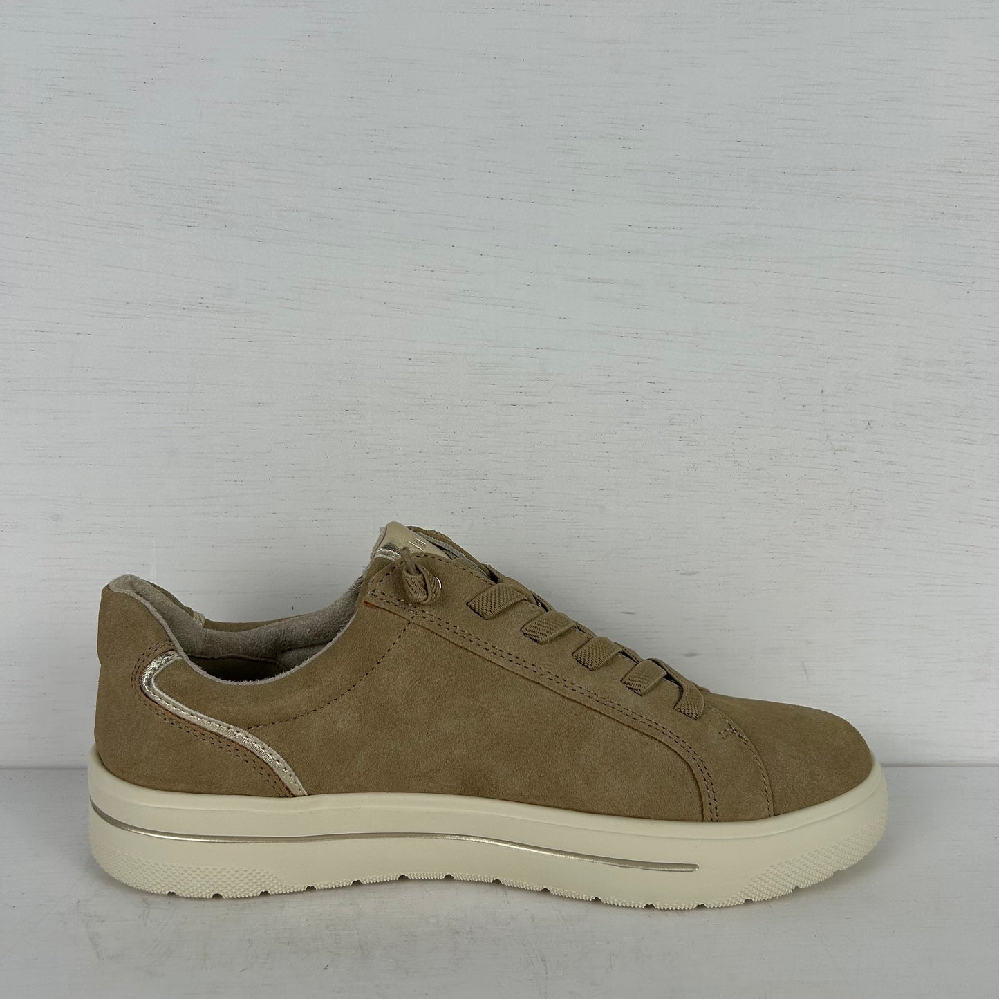 Jana sneakers met ritsje sand