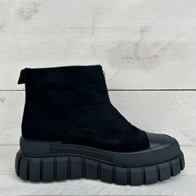 Kids gave airsneakers zwart