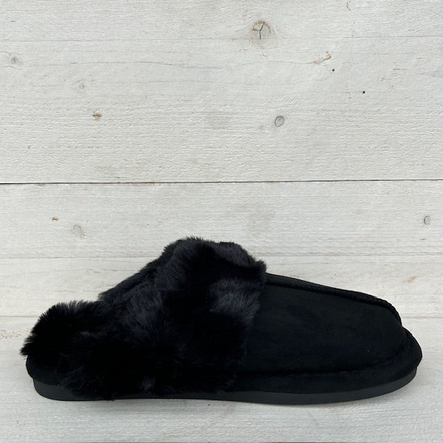 Toffe pantoffels zwart
